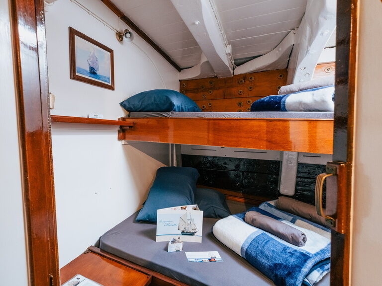 Deck, Cabins & rigging